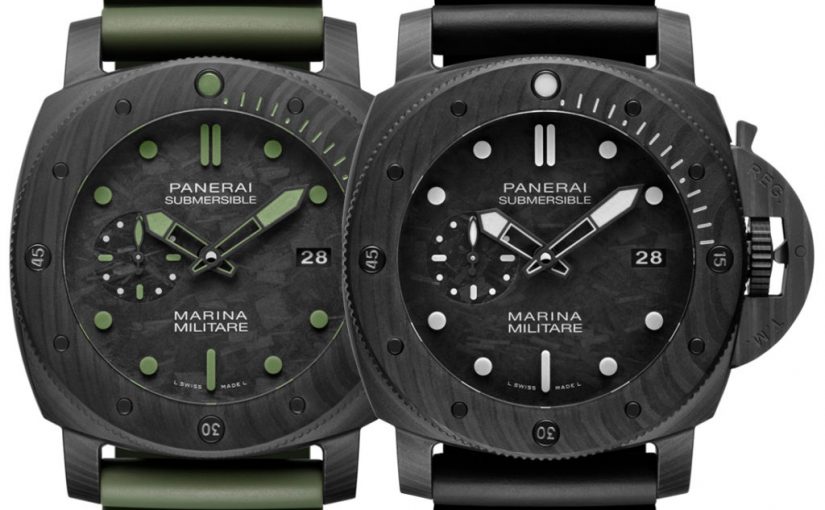 Hands On:Top Panerai Submersible Marina Militare Carbotech PAM 979 & PAM 961 Replica Watches